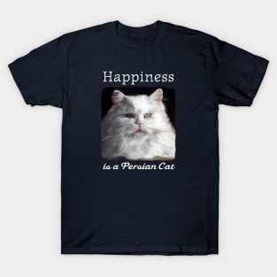 Happiness is a Cat Cat - Cute Cat Love T-Shirt